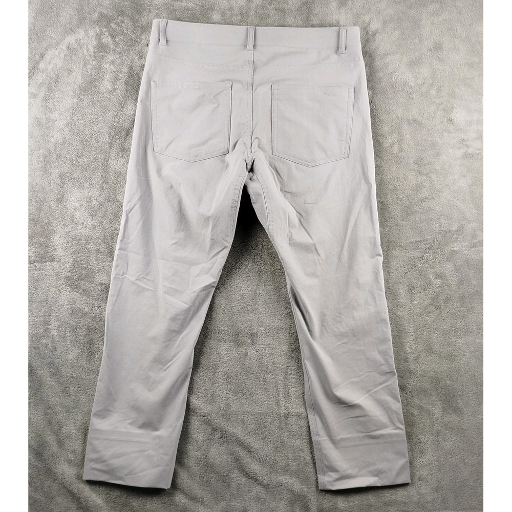 Western Rise Evolution Pants Mens 32x329 Gray Nylon Stretch Travel Slim Outdoor - Picture 2 of 13